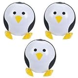 12 ct - Inflatable Penguin Beach Balls