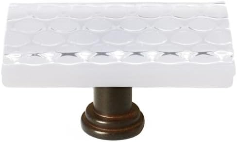 Sietto LK-900 Texture 2 Inch Long Rectangular Cabinet Knob, Oil Rubbed Bronze