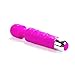 Meili Wireless Therapeutic Massager Power Vibrator Wand Waterproof with Multi-Speed,Muscle Electric Massagers-Pink