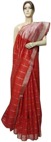 Party Wear Linen Saree Pakistani Ethnic Sari Blouse Indian Bollywood Sari