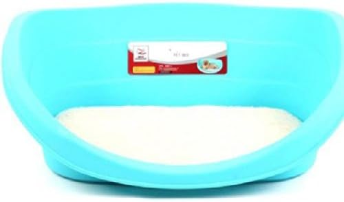 ScientistPet 4 Seasons Plastic Dog Bed with Removable Warm Soft Pad Blue,S