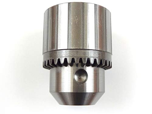 Jacobs 1/2" Drill Chuck 1/16-1/2" Capacity with R8 Shank & KK Key Bridgeport Lathe Tool