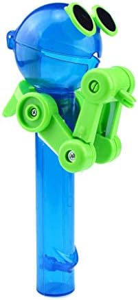 Zegeey Toys Games Educational Toys Creative Lollipops Artifact Funny Eating lollipop Robot Holder Stand Gifts Toy give children the best Children's Day gift(Blue)