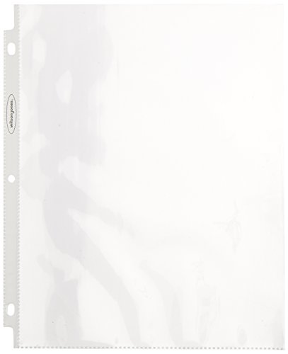 Wilson JonesSuper Heavy Weight Top-Loading Sheet Protectors, Letter Size, 50 Sleeves per Box, Clear (W21400)