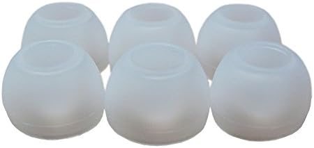 Cresyn C230E Clear Single Flange Silicone Ear Tips, Medium, 6 pcs.