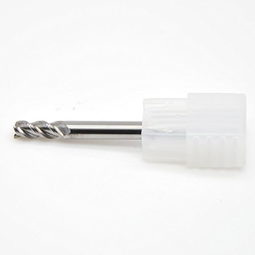 Ougar8 4mm4mm50mm CNC Milling Cutter 4 Flutes Professional for Aluminum Alloy Square Cutting Endmills Square End Mill HRC55 Drill Press Spiral deep Slotting Router Bits woodworking lathe Tools