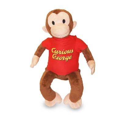 Zoobies 18 Large Curious George Pillow Animal Blanket Free