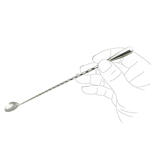 image for GFDesign 12“ Extra Long Cocktail Mixing Spoon Set Food-Grade 18/8 St