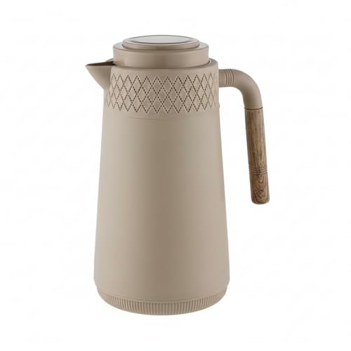 Garrafa Térmica La Ville 1L Bege Haüskraft Premium - Cabo Wood Design Escandinavo