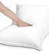 White Classic Bed Pillows for Sleeping 2 Pack, King Size Pillow Side Sleeper Set, Down Alternative Luxury Hotel Soft Pillow 20x36 Inches