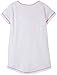 adidas Toddler Girls' Short Sleeve Graphic Tee Shirts, White Heart, 3T