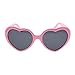 VANKER 1X Pink Fashion Cute Women Lady Girl Oversized Heart-Shaped Plastic Frame Retro Sunglasses Eyeglasses Glasses