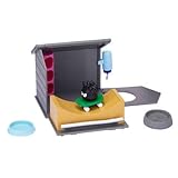 Club Penguin Black Puffle House with Skateboard Ramp Play Set