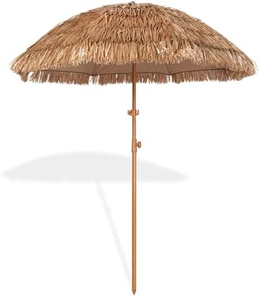 bayside 21 9 ft thatch patio umbrella Amazon.com : Bayside21 Hula Thatched Tiki Umbrella Natural Color 6' 8' & 9'  Options (8ft, Natural) : Patio, Lawn & Garden