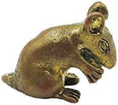 Brassy mushika mouse of lord ganesha ganesh hindu god of great success pendant