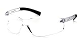 Pyramex Ztek Readers Safety Eyewear, Clear +1.5 Lens With Clear Frame