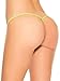 Sexy Locker Women's Micro Thong String Adjustable Metallic Green 7043