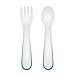OXO Tot On The Go Fork & Spoon Training Set with Travel Case - Teal