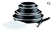 Tefal Ingenio 5 cookwear 8 Pieces Black