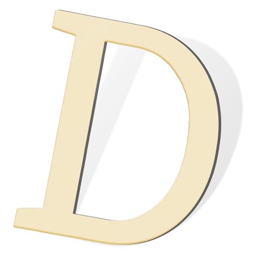 Wooden Letters for Wall Decor 12 Inch Large Wooden Letter D for Crafts Unfinished Blank Alphabet Wood Letters DIY Paint Home Party Wedding Decorations