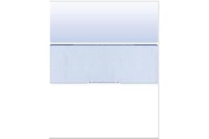 COMPUCHECKS Business Voucher Check Stock - Computer Laser Checks - 500 Sheets, Check in Middle, Blue Diamond