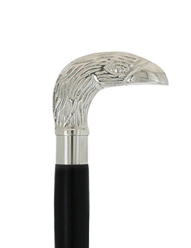 36" Eagle Head Walking Stick - Inspired by Irish Walking Stick Designs - Handcrafted Canes and Walking Sticks