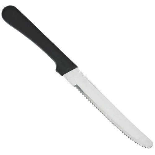 Round Tip Steak Knife with Plastic Handle, 5 Inch Blade 12 per Case