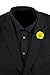 Men's Lapel Flower Handmade Boutonniere Pin for Suit - Exotic Rose by Puentes & Co (Yellow)