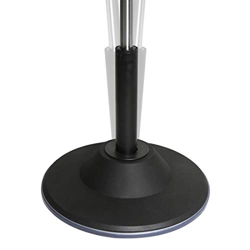 Seville Classics Modern Ergonomic Pneumatic Height Adjustable 360Degree Swivel Stool Chair, for