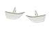 Evan Fischer Interior Door Handle SET Compatible with 1978-1979 Ford Bronco, Fits 1973-1979 Ford F-100, Fits 1975-1979 Ford F-150 Chrome Front or Rear, Driver and Passenger Side FO1353115