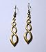 CHOP MALL® Vintage Circle Spinal Hollow Bronze Copper Drop Earrings For Women Lady(1 Pair)
