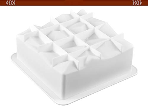 FantasyDay 10'' Rectangle Soap Mold Silicone Cake Baking Pan/Bread Mold for Anniversary Birthday Cake, Tart, Loaf, Muffin, Brownie, Cheesecake, Pie, Flan, Bread and More #3