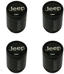 Carmesis Design Black Extra Long Tyre Valve Caps For 4X4 Wheel Jeep Adventure Enthusiast Lover