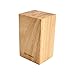 KITCHENDAO 5.5“ Steak Knife Block Holder without Knives with 8 Slots - Wooden Steak Knife Storage Block only - Space Saver-Compact Design Steak Knives Organizer