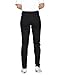 HDE Women's Mid-Rise Stretchy Denim Slim Fit Skinny Jeans (Black, Medium)