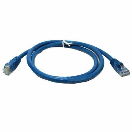 2 FT CAT5e 350MHZ UTP Patch Cord, RJ45 Cable Blue Color