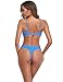 Womens Swimsuits 2 Pcs Marble Print Cross Back Top Bottom Bikini Bathing Suits for Women