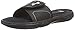 Under Armour Women's Ignite VII Slide, Black (001)/Metallic Silver, 8