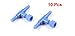 uxcell 10 Piece Plastic Aquarium Fish Tank 2 Way Air Pump Control Valves, Blue
