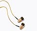 Symphonized NRG Deep Yellow Premium Genuine Wood in-Ear Noise-isolating Headphones with Mic