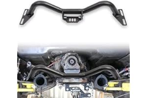 Adjustable Black Powder-Coated Transmission Crossmember for 1963-1987 C10/C20/Blazer/Suburban - Compatible with All Automatic
