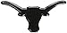 MVP Accessories Texas Longhorns Premium Metal Auto Emblem -Onyx Black
