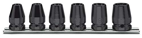 Beta 7200450 Impact Socket for Torx Head Screws, 1/2" Drive, 6 Piece