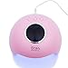 Tfscloin UV LED Nail Lamp Portable Mini Nail Dryer for Curing All Gel Polish Dryer Machine with Auto Sensor 12 Light Beads USB Connector (Pink)