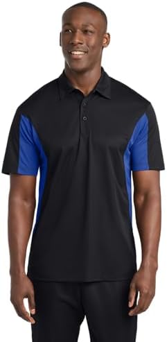 SPORT-TEK Unisex Tall Side Blocked Micropique Sport-Wick Polo
