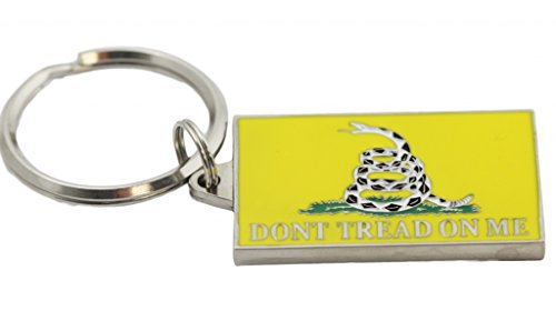 Don't Tread On Me Key Ring Military Keychains for Men Women