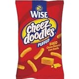 Wise Puffed Cheez Doodles, 1.25-Oz Bags (Pack of 36)