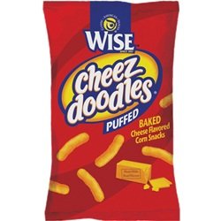Wise Puffed Cheez Doodles, 1.25-Oz Bags (Pack of 36)