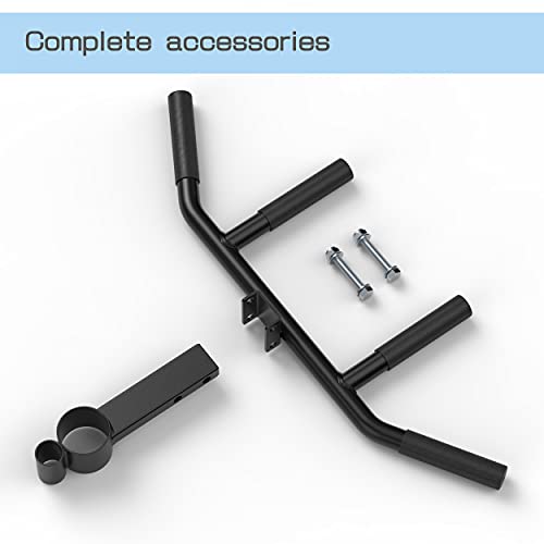 TBar Row MultiGrip Handle Bar Attachment with Rubber Grip For