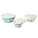 Vintage Charm Rise n Shine 6 Piece Mixing Bowl Set, Teal